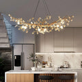 Clear Crystal chandelier - Gemma Court for dining room view 1