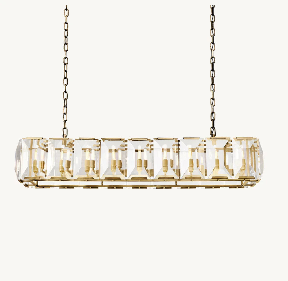 Black Crystal chandelier - Ilona Lane for dining room view 10