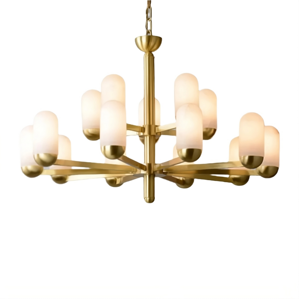 Brass Brass chandelier - Thalia House for dining room view 16