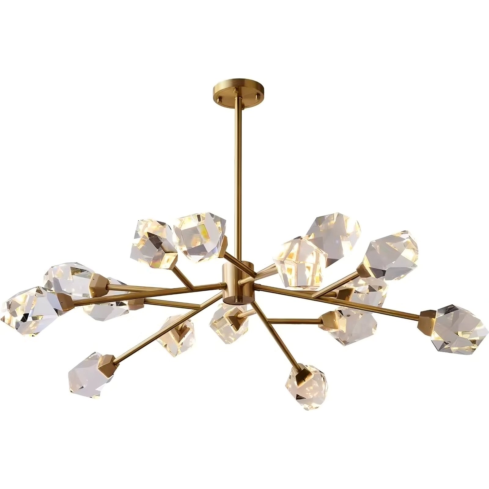 Clear Crystal Round chandelier - Celia Bay for dining room view 8