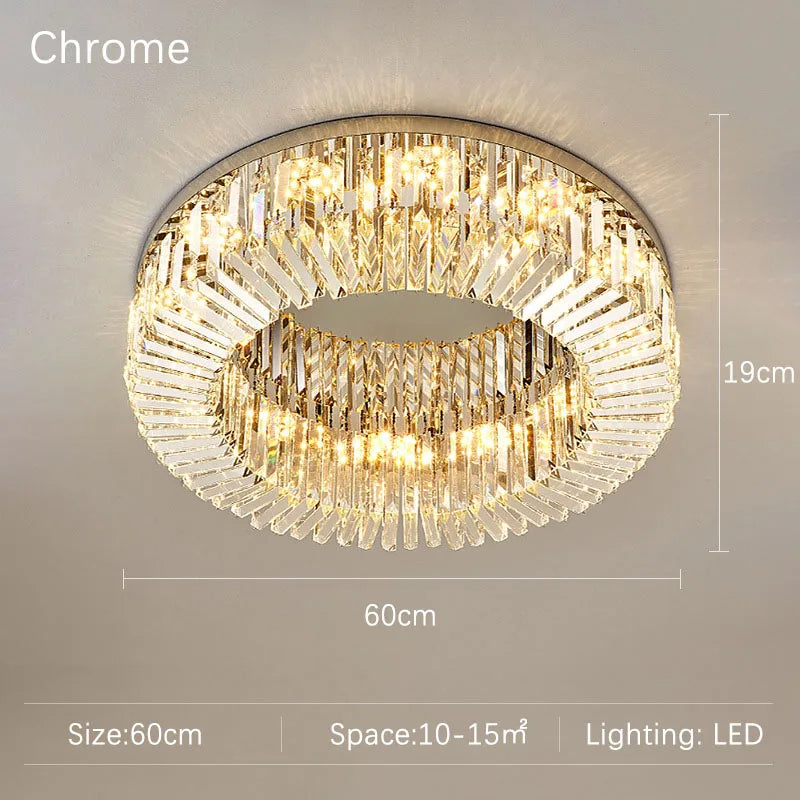 Clear Crystal chandelier - Maren Bay for dining room view 13