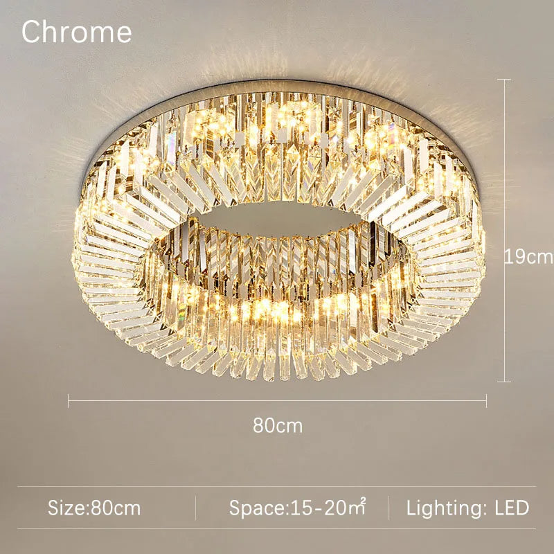 Clear Crystal chandelier - Maren Bay for dining room view 15