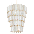 Gold Iron Candle chandelier - Caro Verge for dining room view 1
