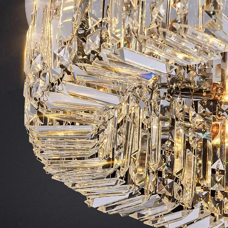 Clear Crystal chandelier - Maren Bay for dining room view 6