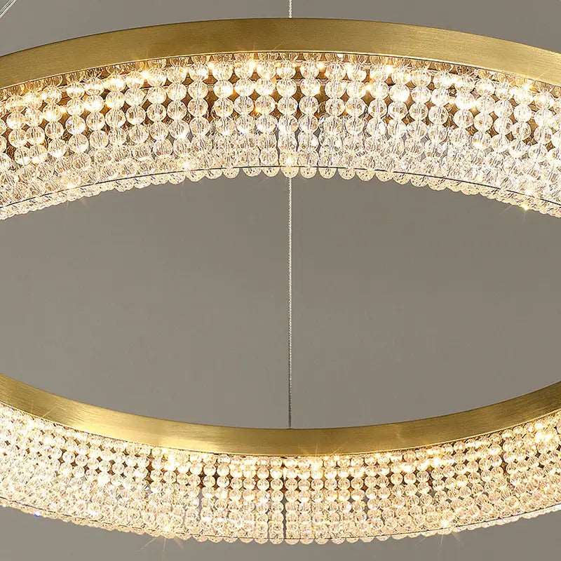 Clear Crystal chandelier - Caro Bay for dining room view 3
