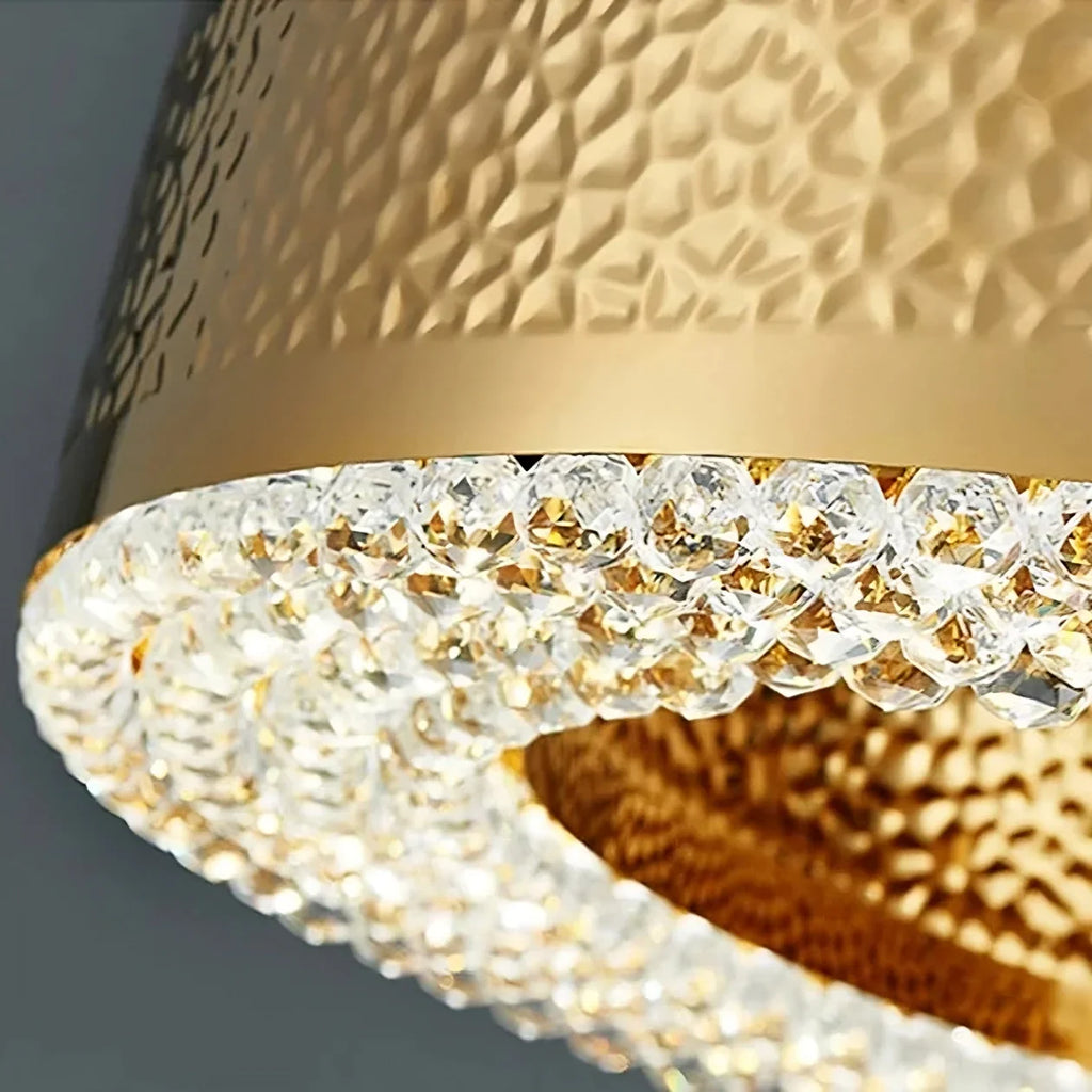 White Crystal chandelier - Vesper Bay for dining room view 4