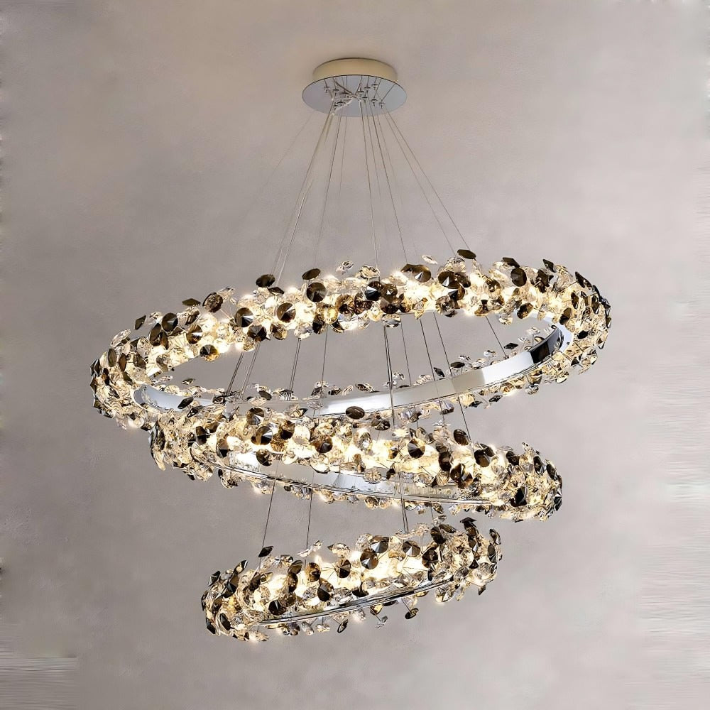 Crystal chandelier - Flora Bay for dining room view 1