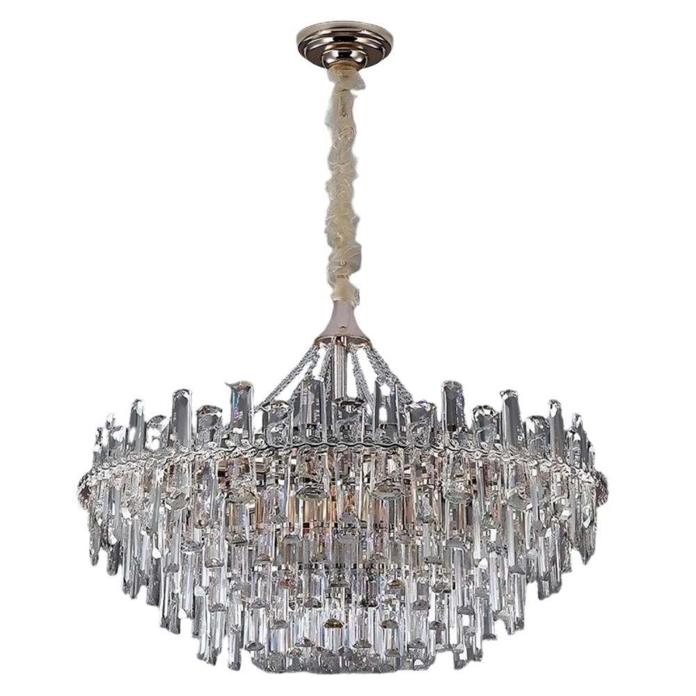 Clear Crystal chandelier - Maia Bay for dining room view 10