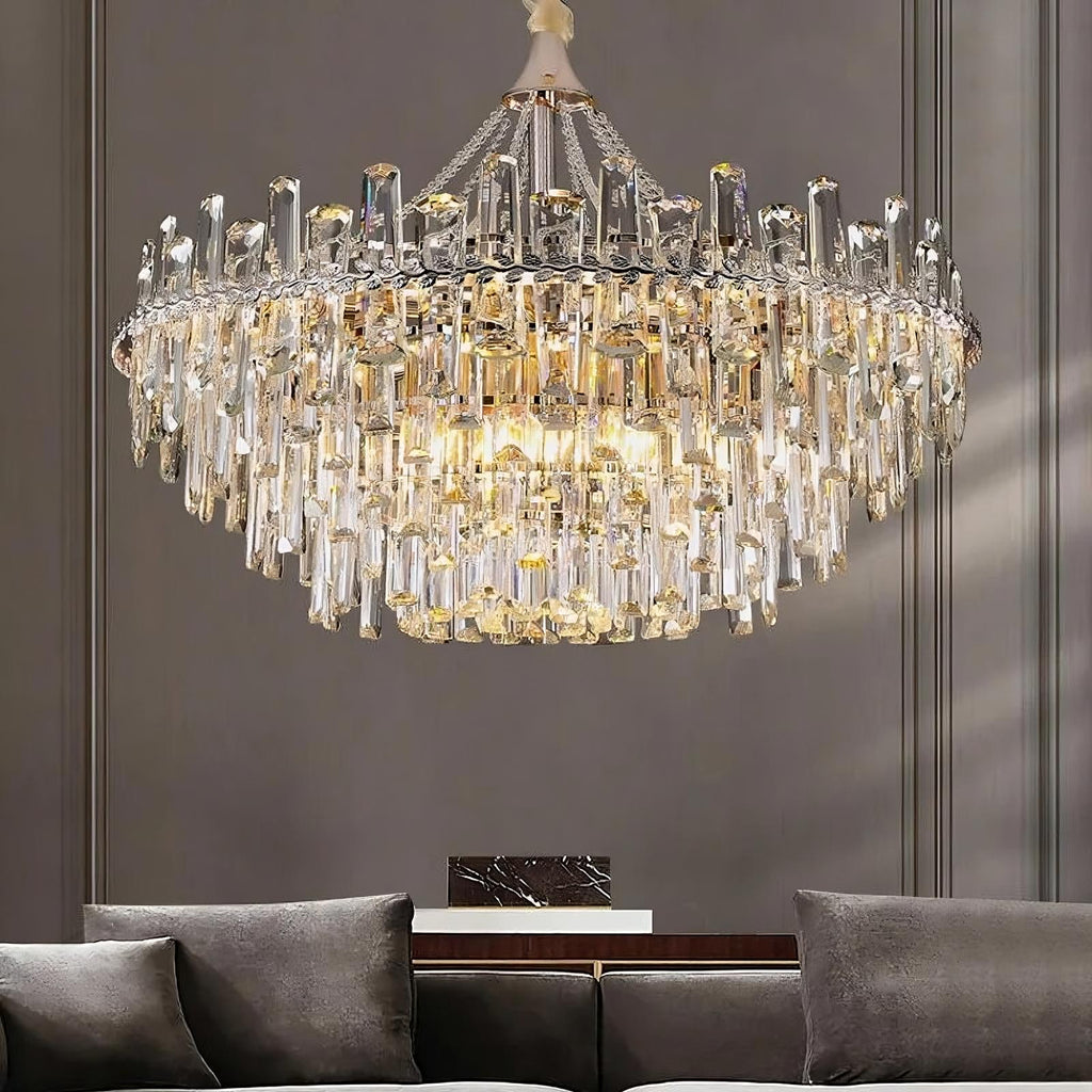 Clear Crystal chandelier - Maia Bay for dining room view 1