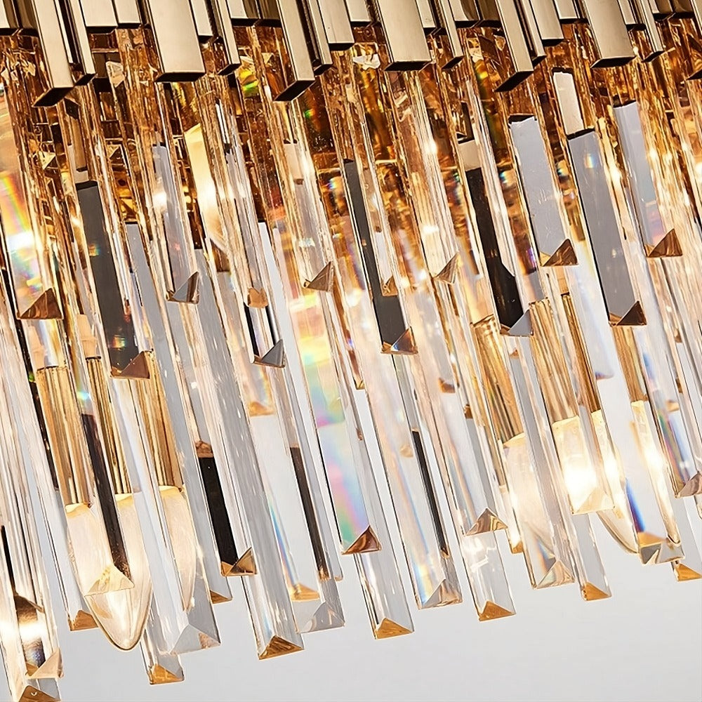 Clear Crystal chandelier - Nova Lane for dining room view 5