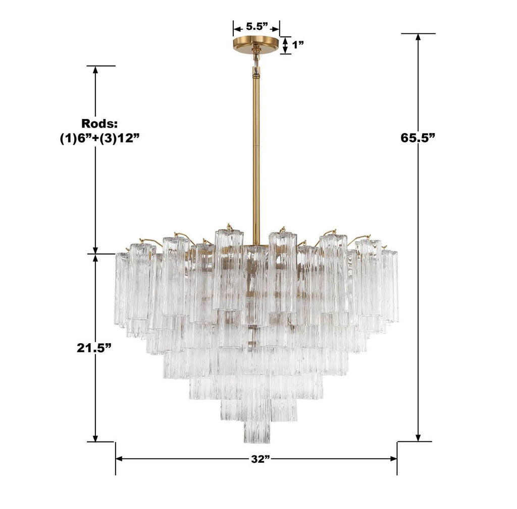 Addis 16 Light Chandelier