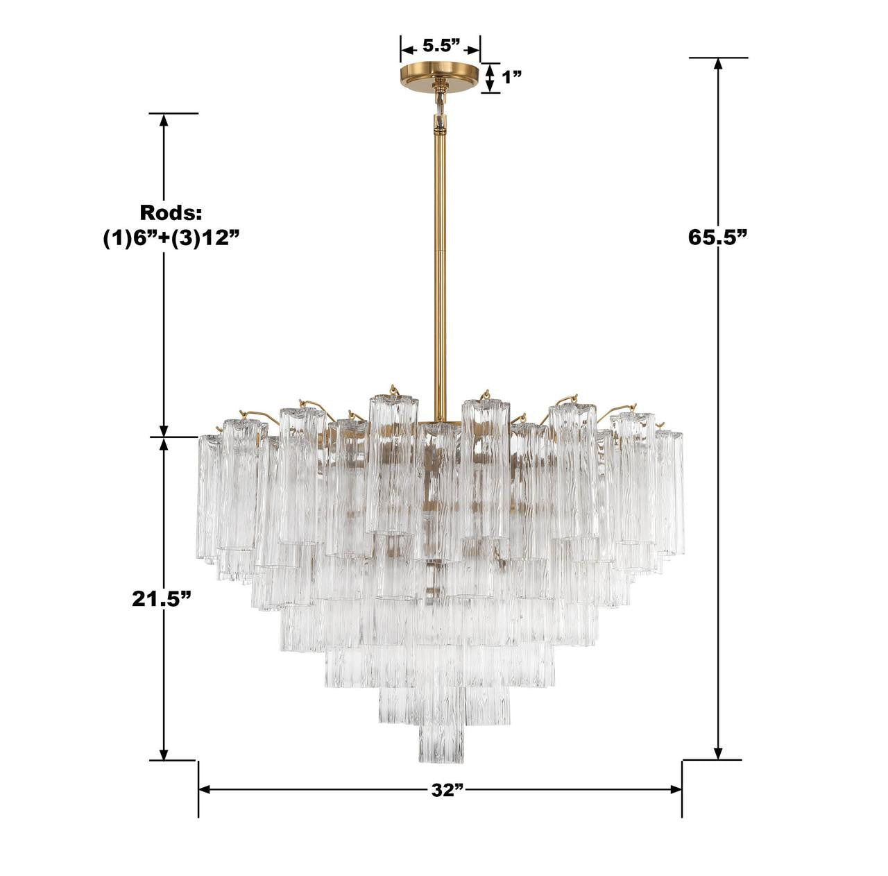 Addis 16 Light Chandelier