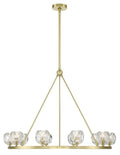 Clear Crystal chandelier - Solene Trace for dining room view 1