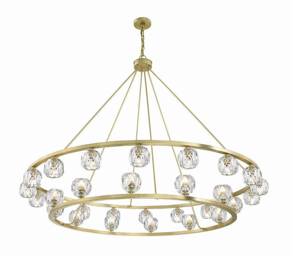Clear Crystal chandelier - Ansel Trace for dining room view 5