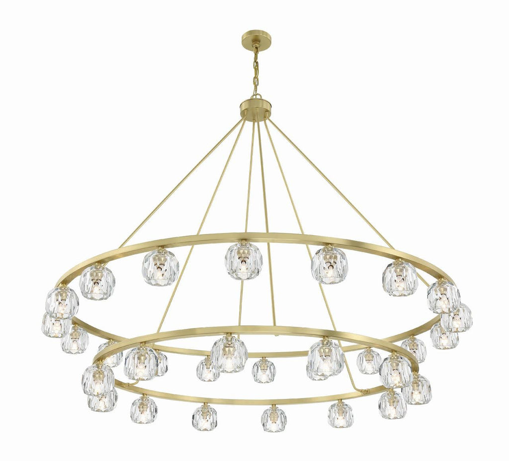 Clear Crystal chandelier - Ansel Trace for dining room view 6
