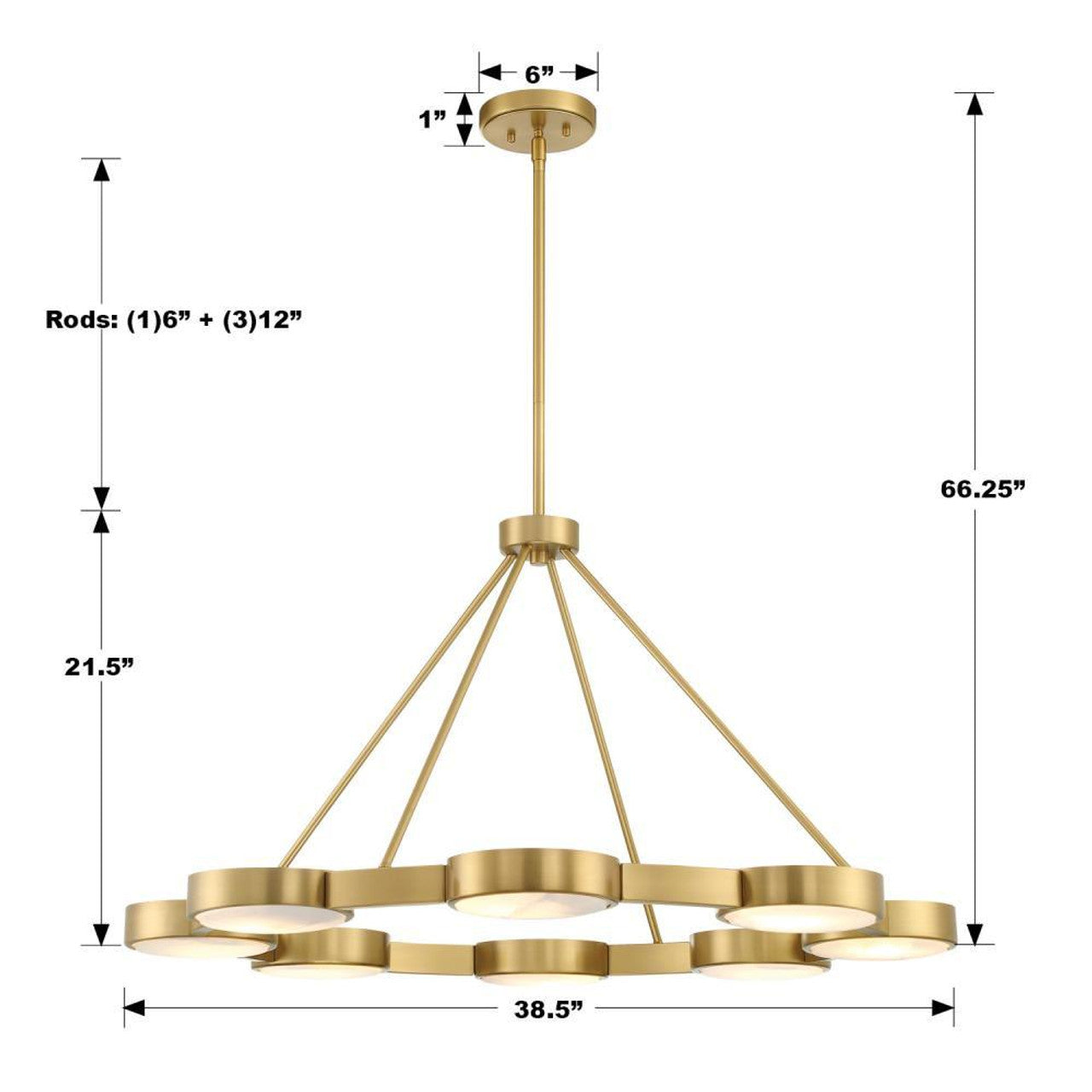 White Alabaster Linear chandelier - Keira Nest for dining room view 2