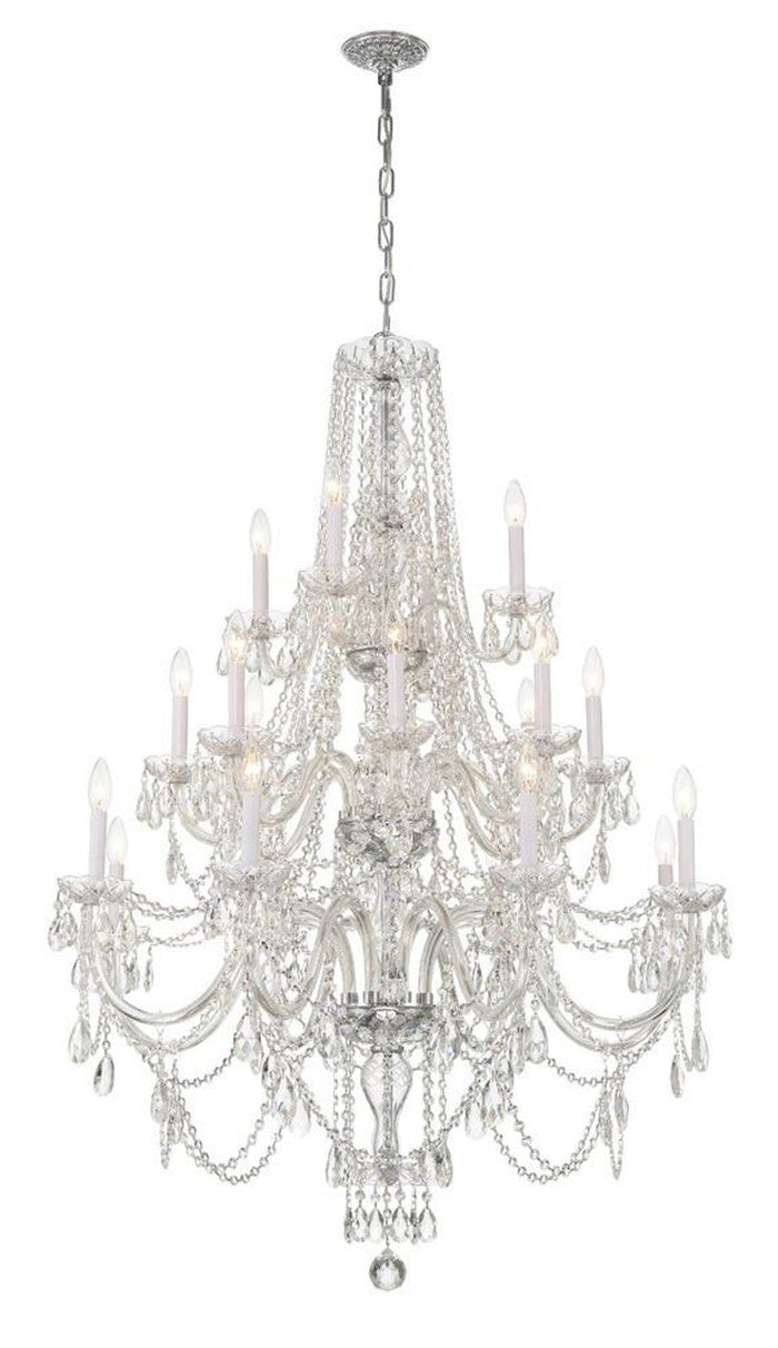 Traditional 20 Light Crystal Chandelier