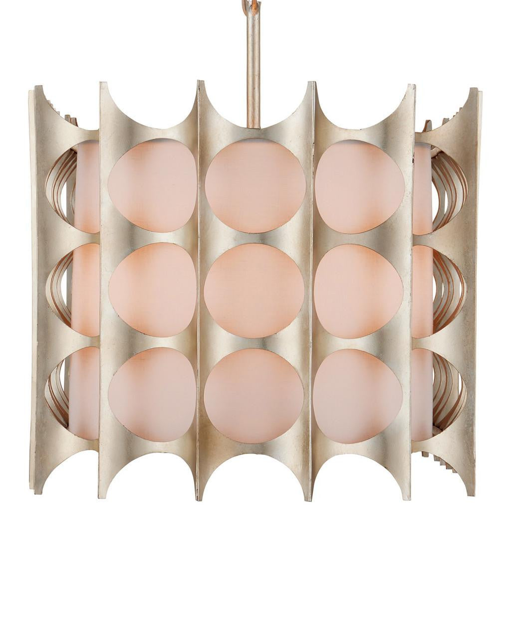 White Iron chandelier - Orion Nest for dining room view 5