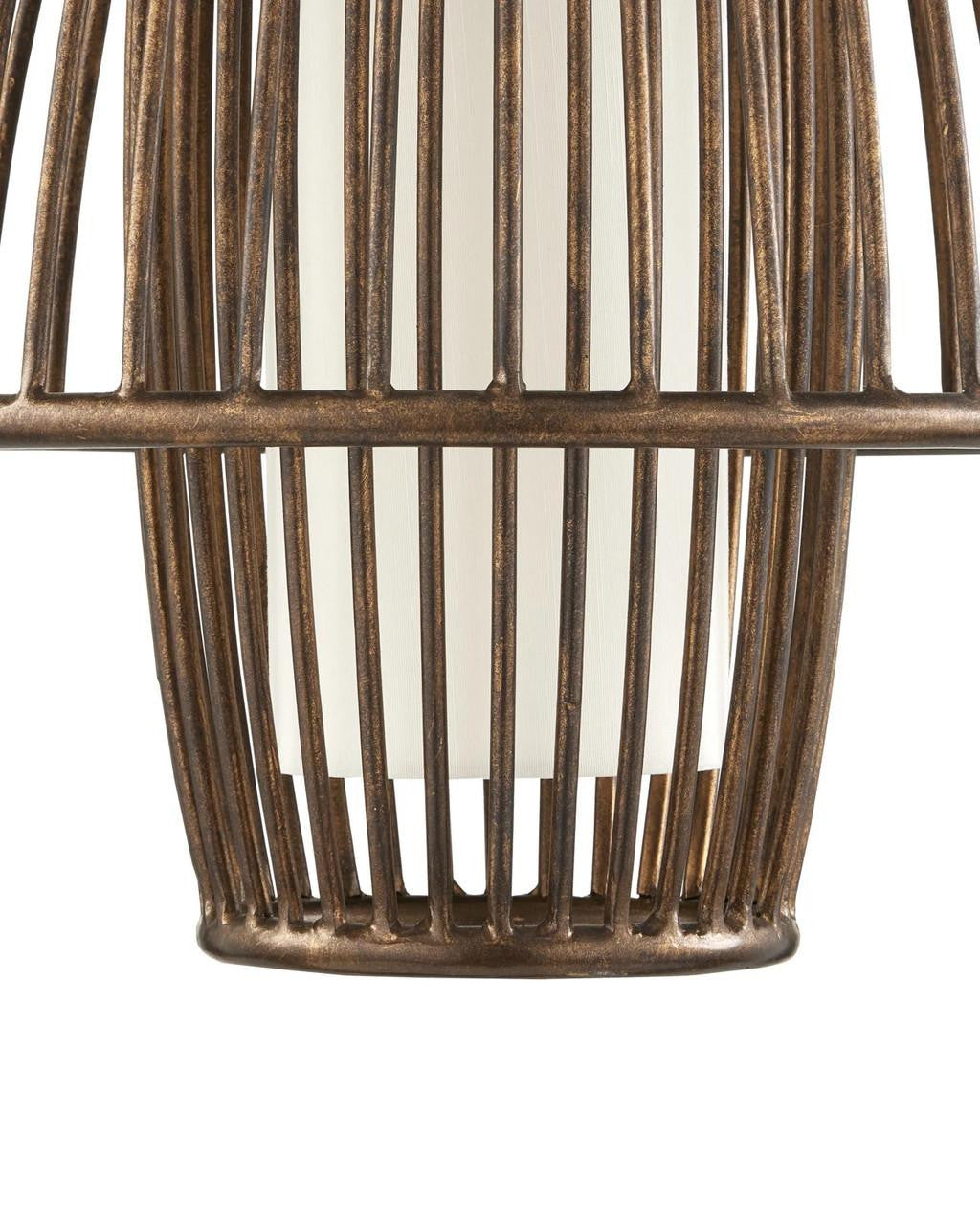 White Iron chandelier - Aster Trace for dining room view 6
