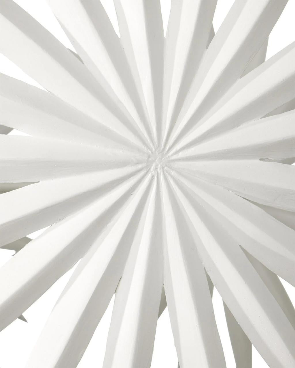 White Iron Round chandelier - Maren Verge for dining room view 4