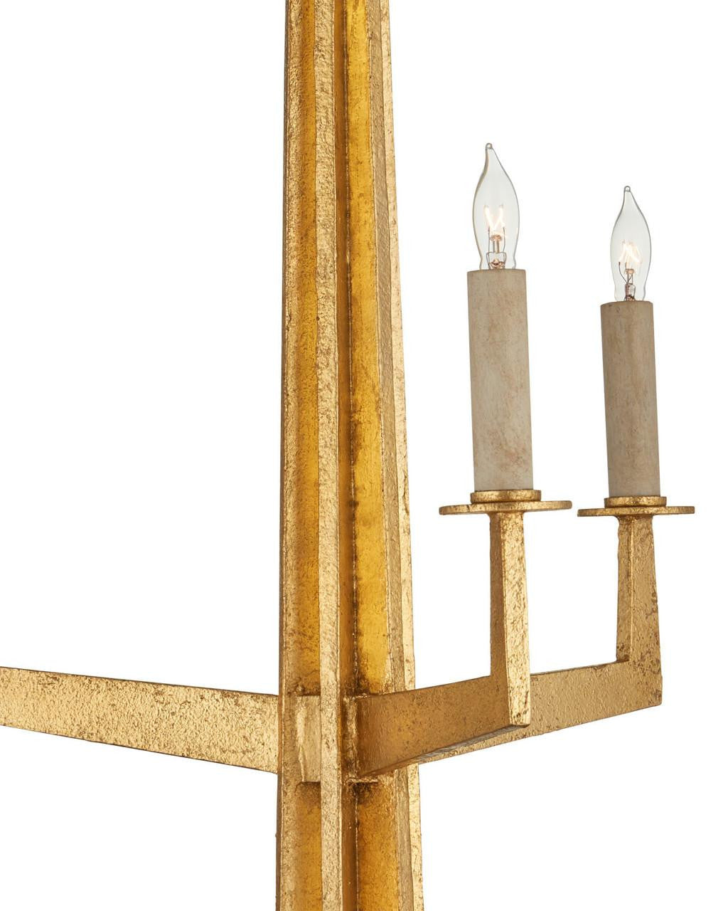 White Iron chandelier - Nerea Point for dining room view 6