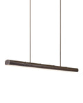 White Acrylic Linear chandelier - Nico Meadow for dining room view 1