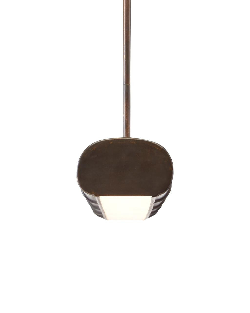 White Acrylic Linear chandelier - Nico Meadow for dining room view 5