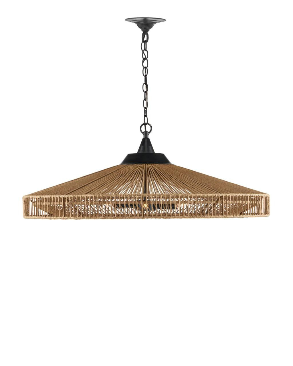 Black Iron Round chandelier - Tessa Peak for dining room view 4
