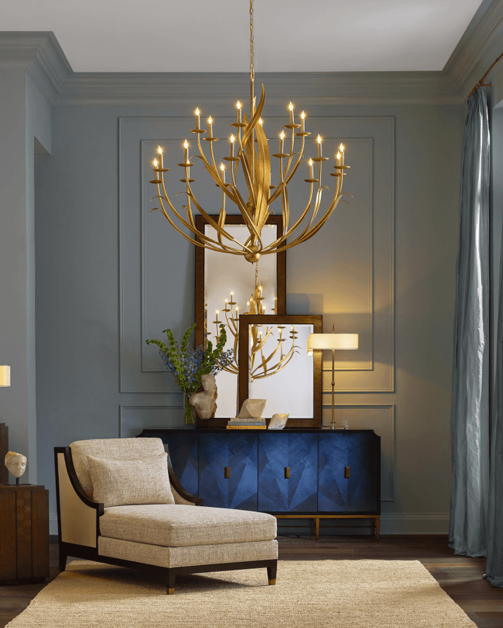 Natural Rattan Round chandelier - Jessa Verge for dining room view 7