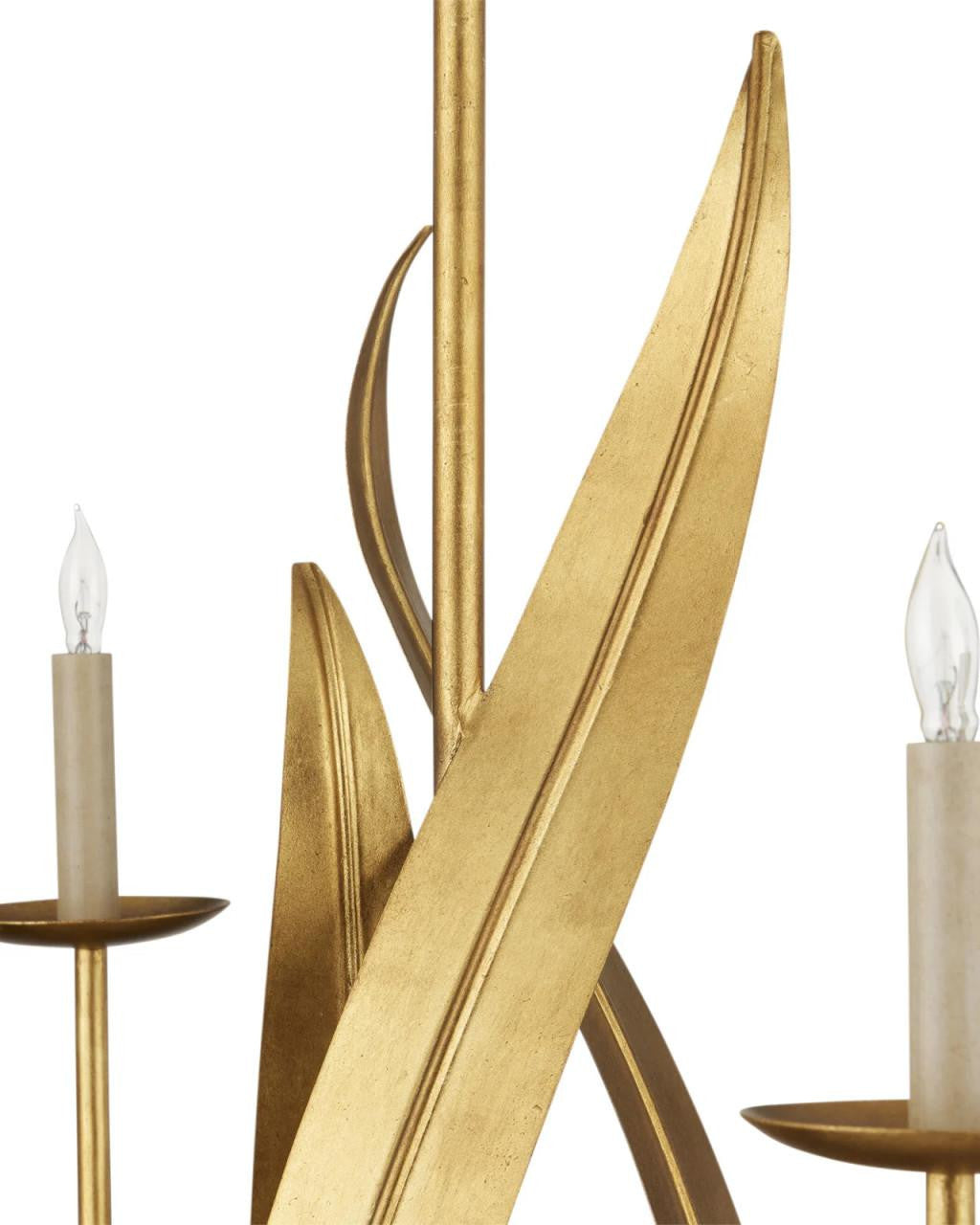 Gold Iron chandelier - Kairo Verge for dining room view 6