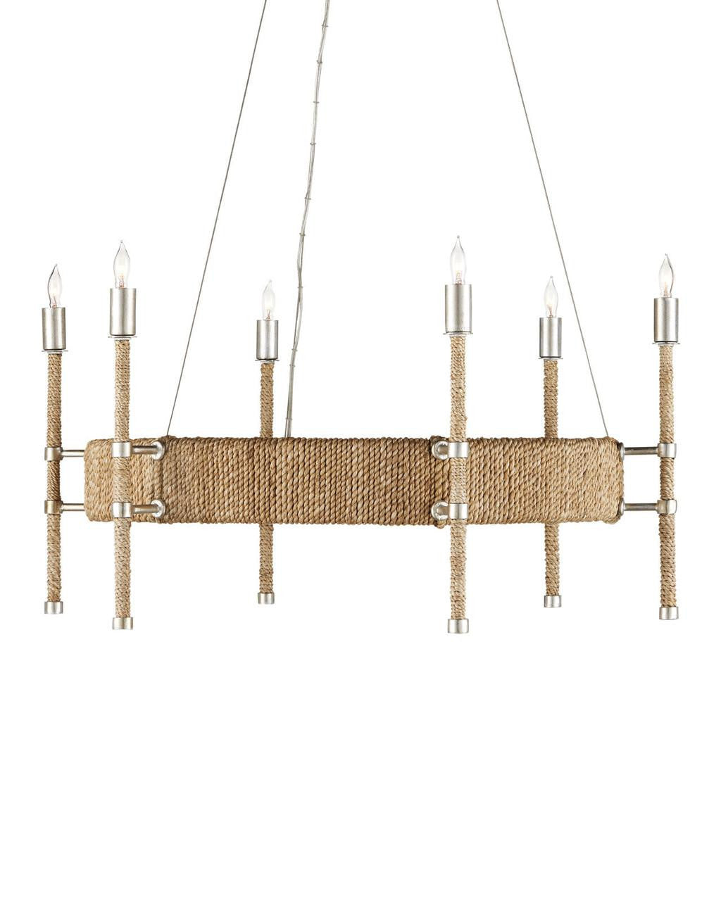 Antique Brass Wood Linear chandelier - Fiora Nest for dining room view 9