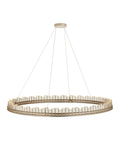 Clear Crystal chandelier - Lumen Ray for dining room view 1
