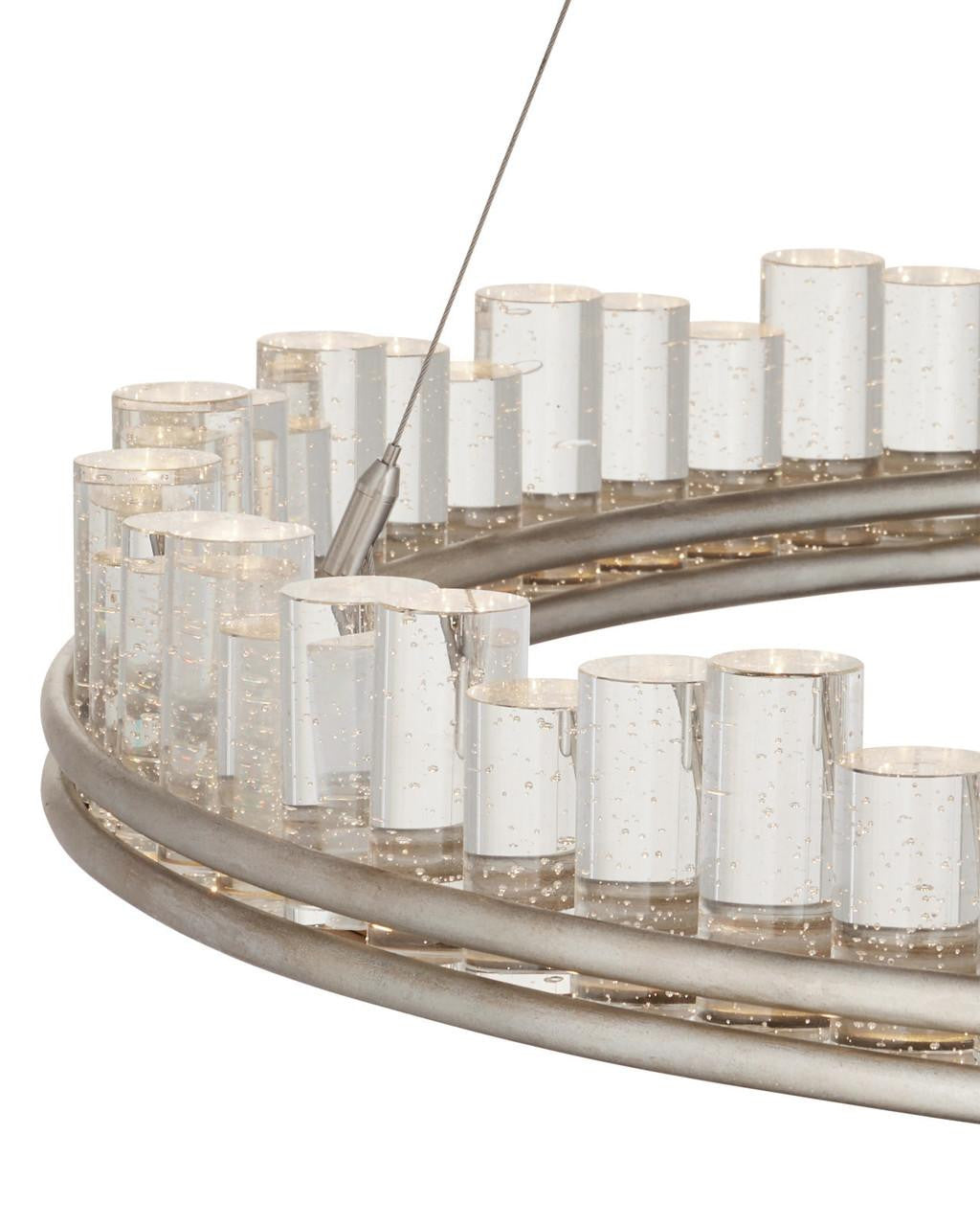 Clear Crystal chandelier - Ivara Ray for dining room view 4
