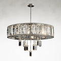 Silver Crystal chandelier - Galen Stone for dining room view 1
