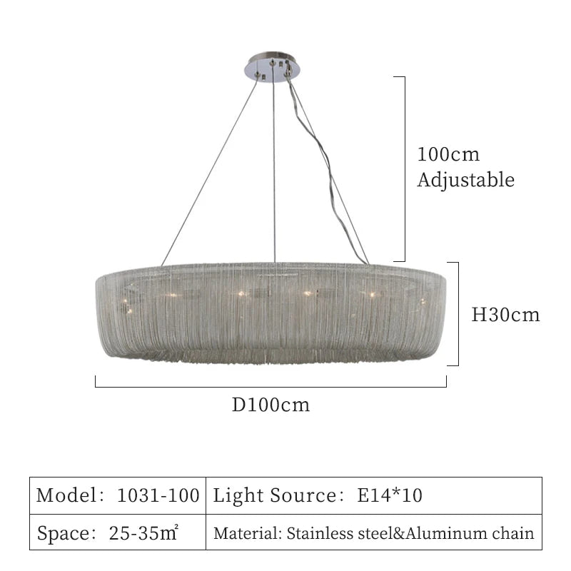 Steel chandelier - Vale House for dining room view 7