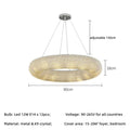 Bergamo Crystal Modern Chandelier