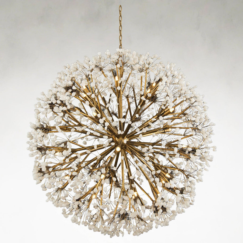 Iron Round chandelier - Vela Ray for dining room view 1