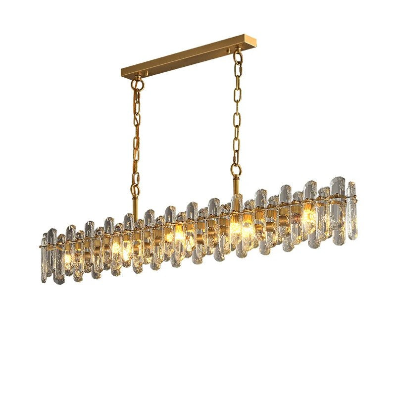 Clear Crystal chandelier - Bexley Court for dining room view 5