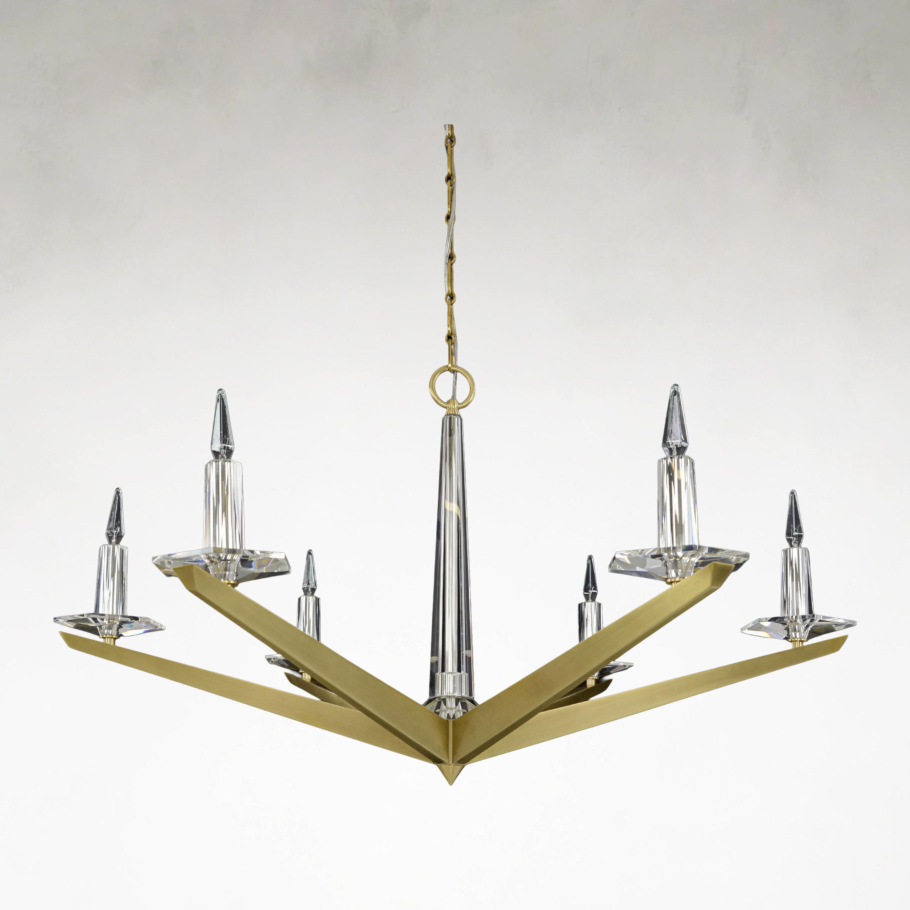Crystal chandelier - Jessa Stone for dining room view 3