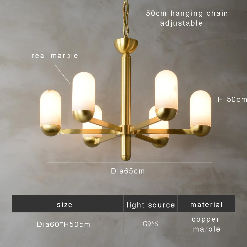 Brass Brass chandelier - Thalia House for dining room view 13