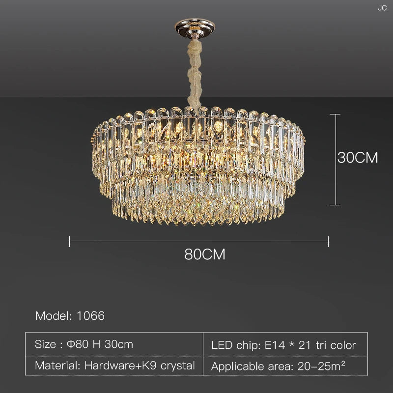 Crystal chandelier - Elara House for dining room view 7
