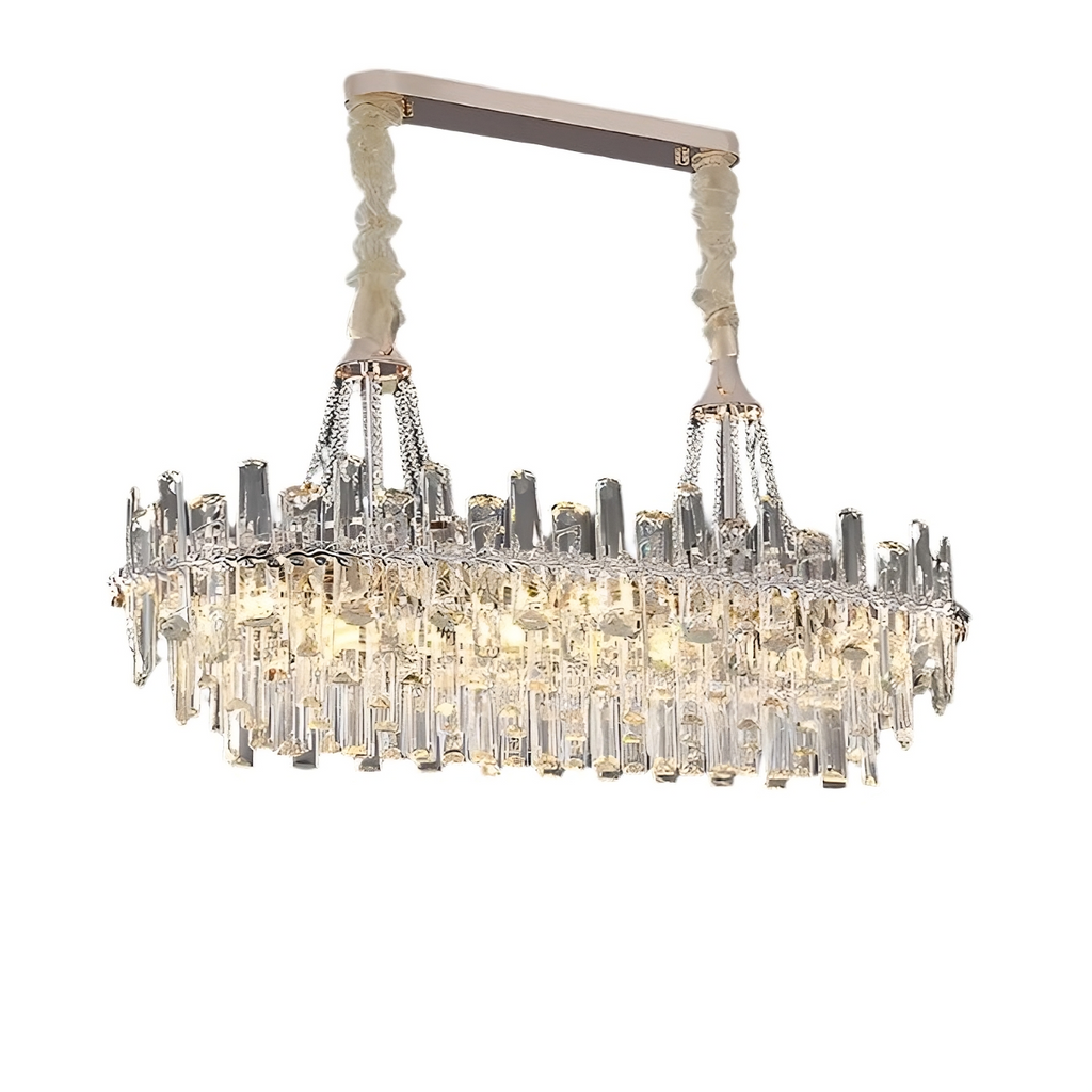 Clear Crystal chandelier - Selene Lane for dining room view 6