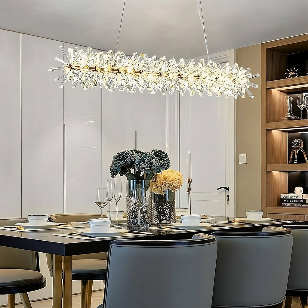 Crystal chandelier - Della Lane for dining room view 3