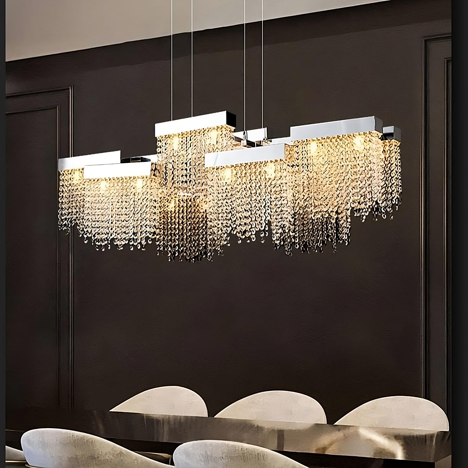 Crystal chandelier - Zora Bay for dining room view 4