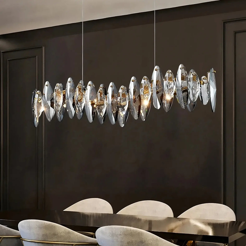 Crystal chandelier - Nola Lane for dining room view 3