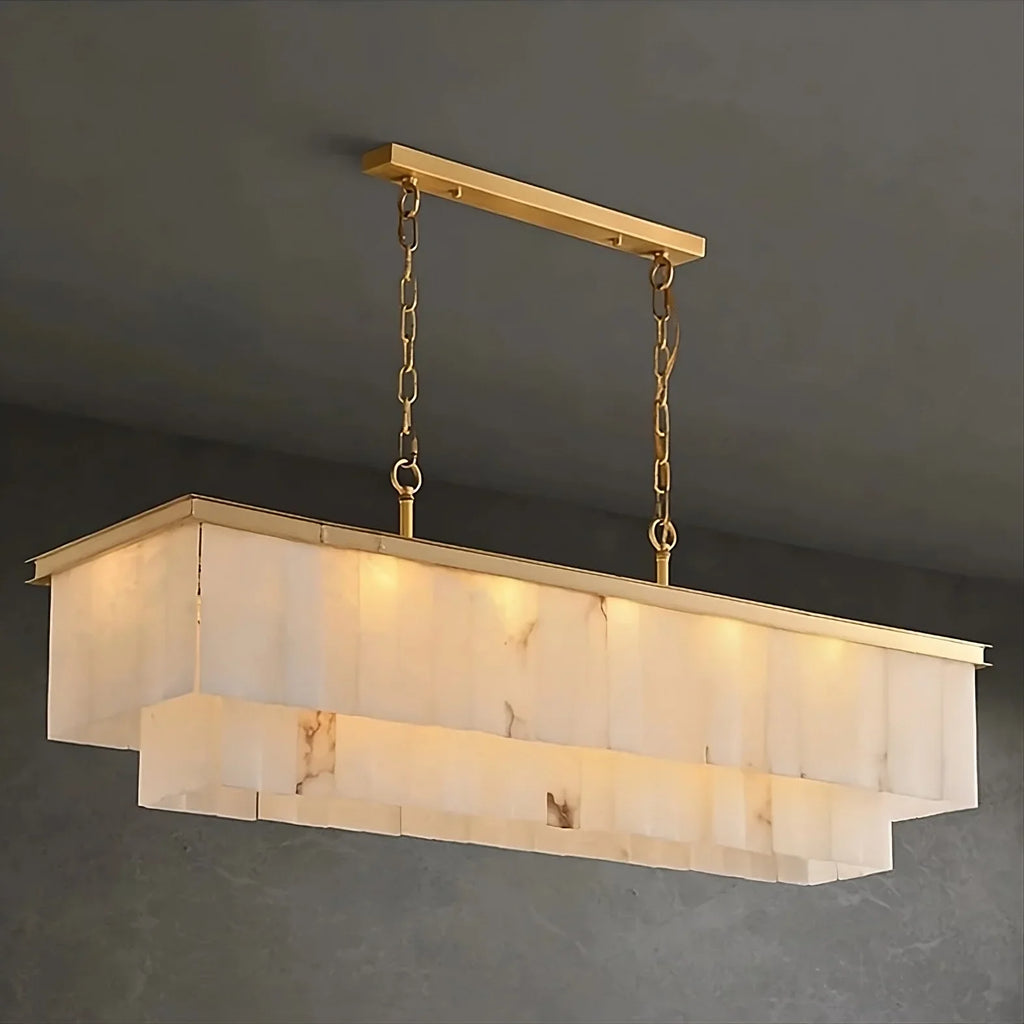 Brass Brass chandelier - Oriel House for dining room view 4