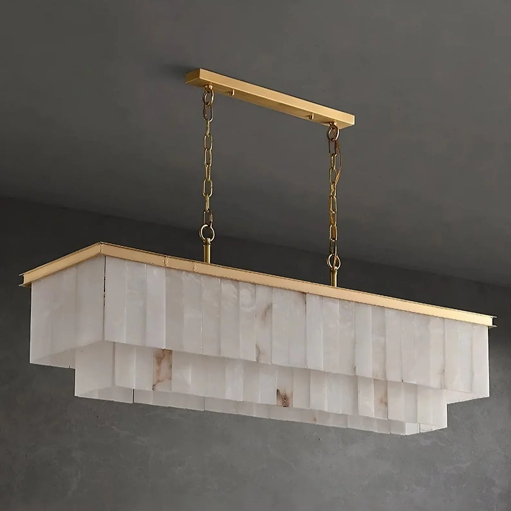 Brass Brass chandelier - Oriel House for dining room view 5