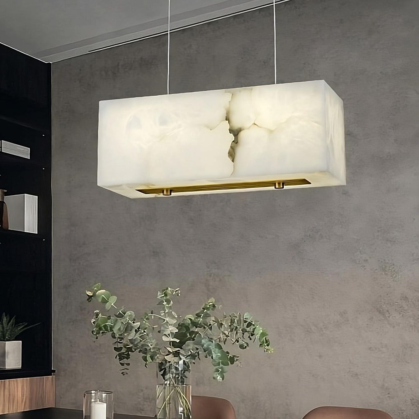 Brass Brass chandelier - Bexley Bay for dining room view 2