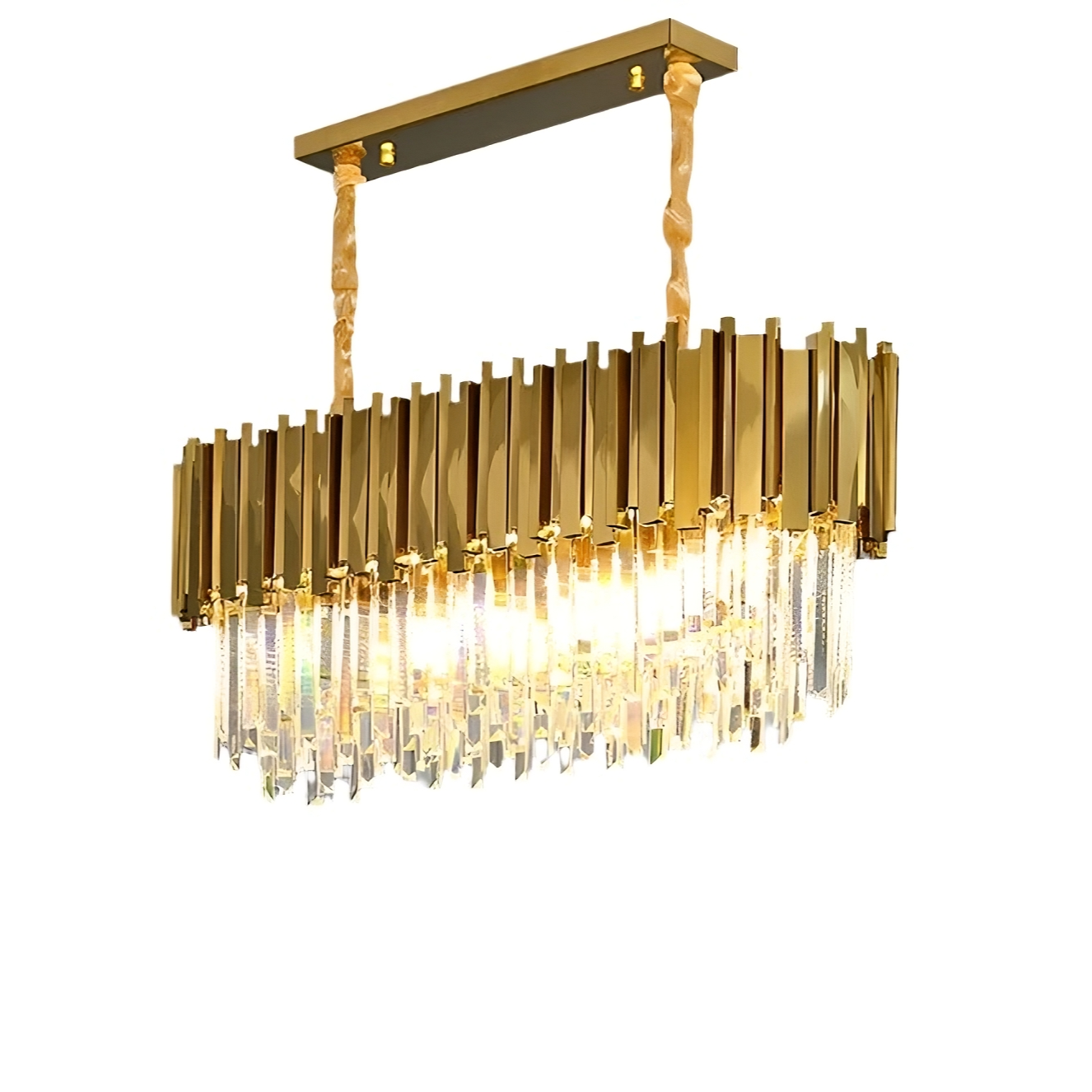 Clear Crystal chandelier - Nova Lane for dining room view 7