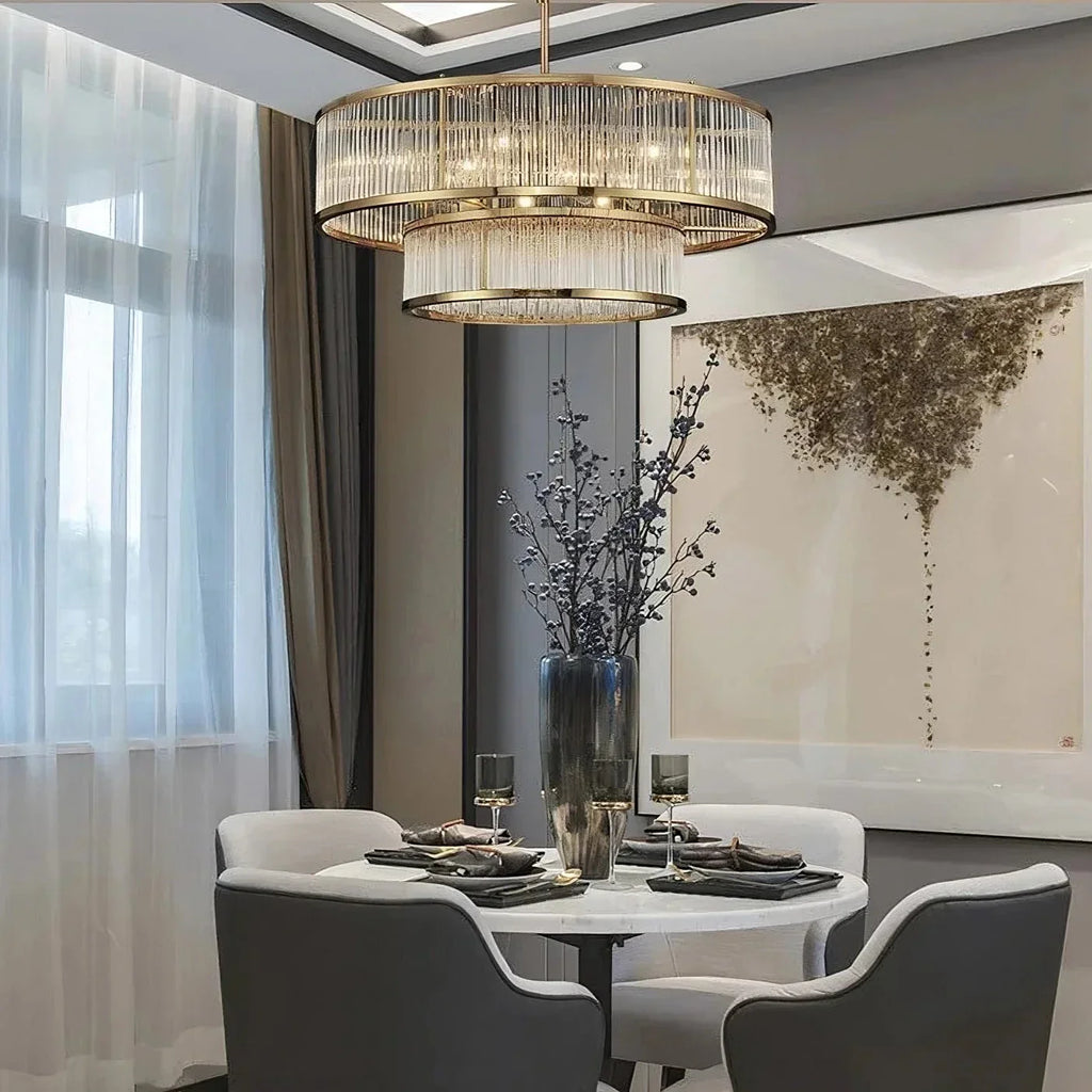 Crystal chandelier - Seren Bay for dining room view 1
